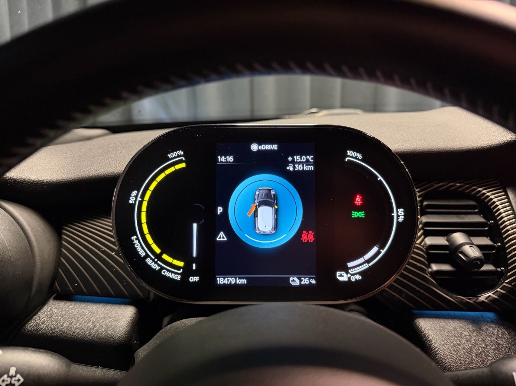 Grøn Mini Cooper fra 2023