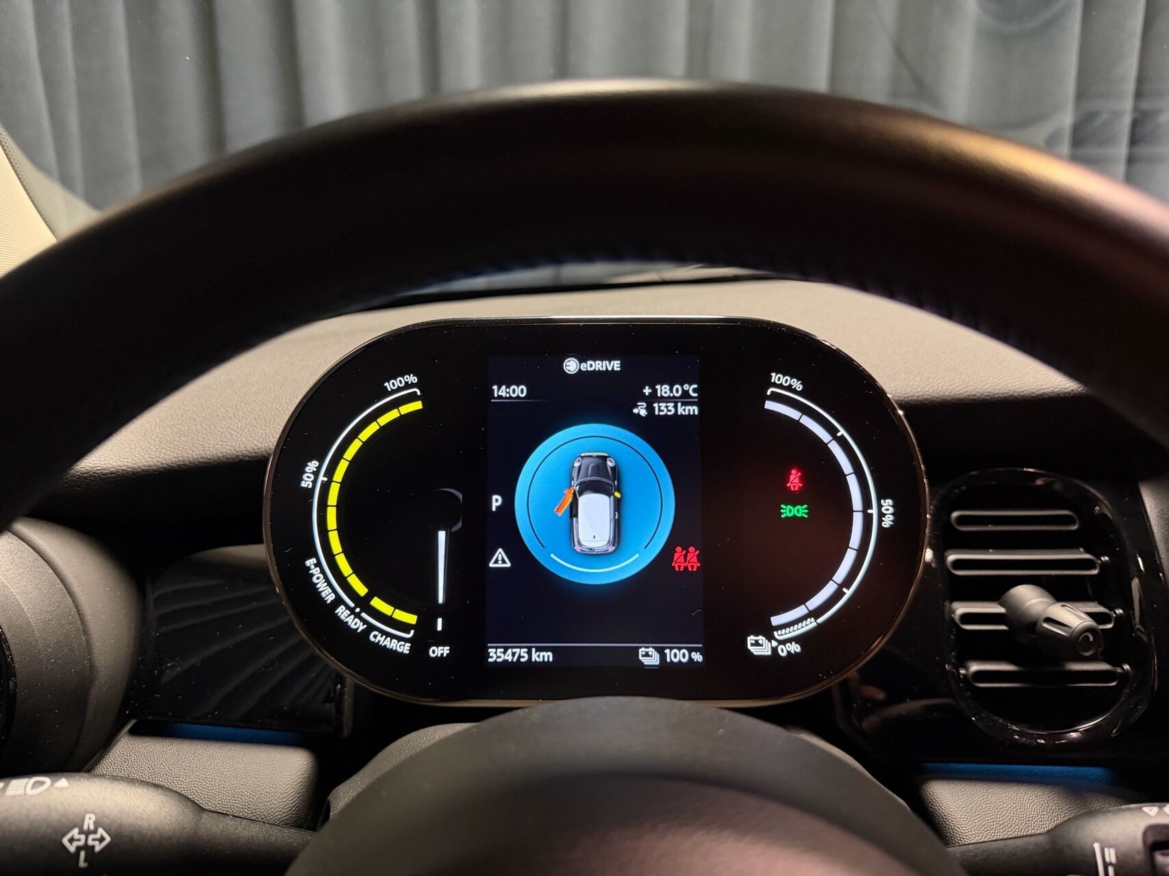 Grøn Mini Cooper fra 2022