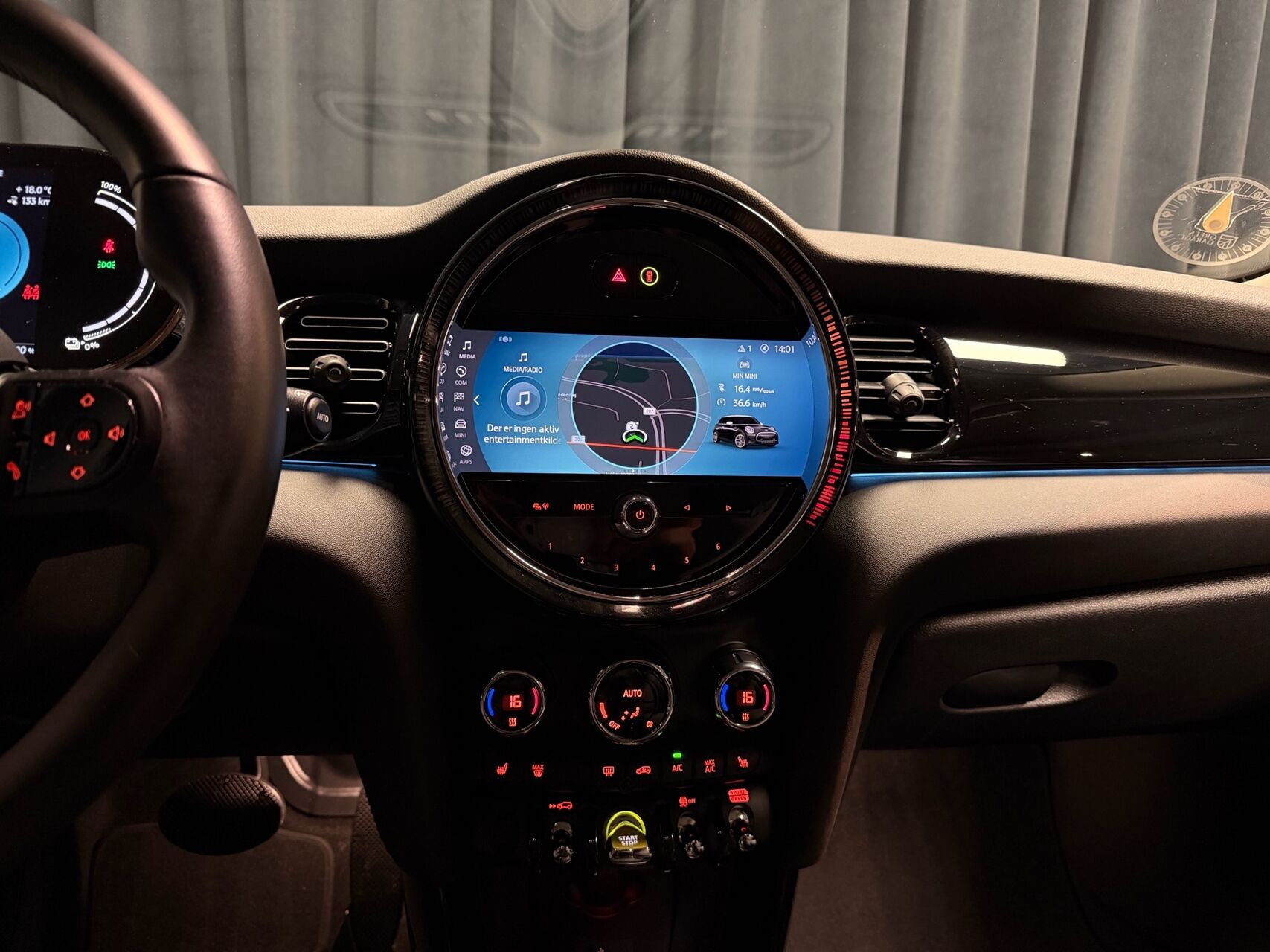Grøn Mini Cooper fra 2022