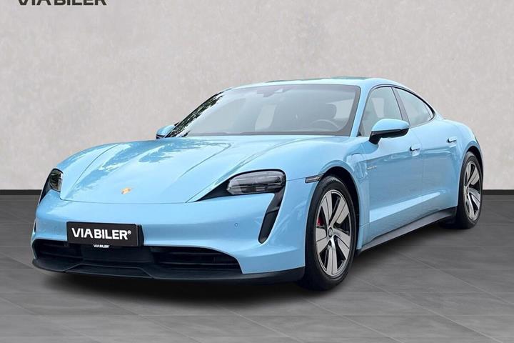 Blå Porsche Taycan fra 2020