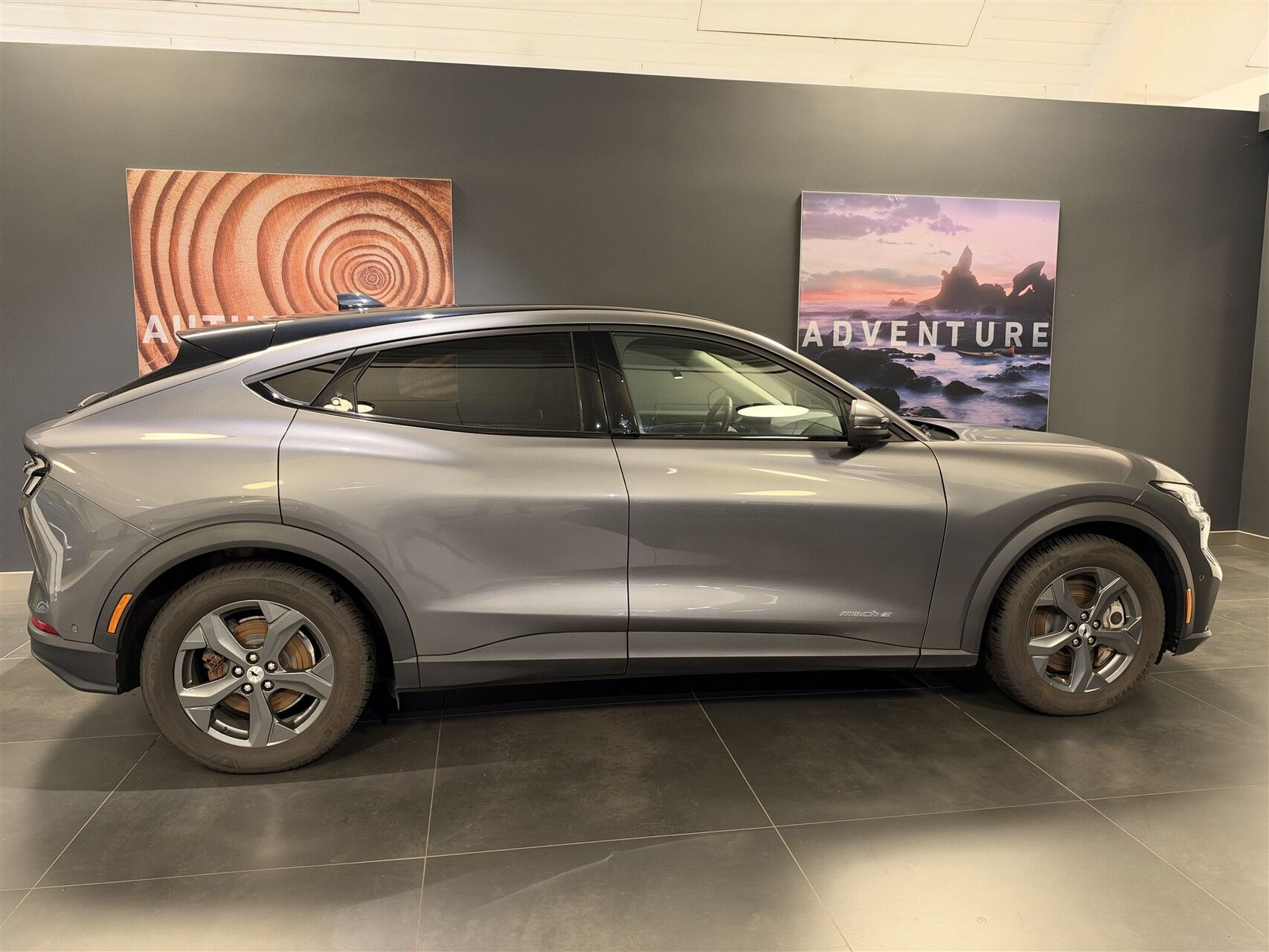 Grå Ford Mustang Mach-E fra 2020
