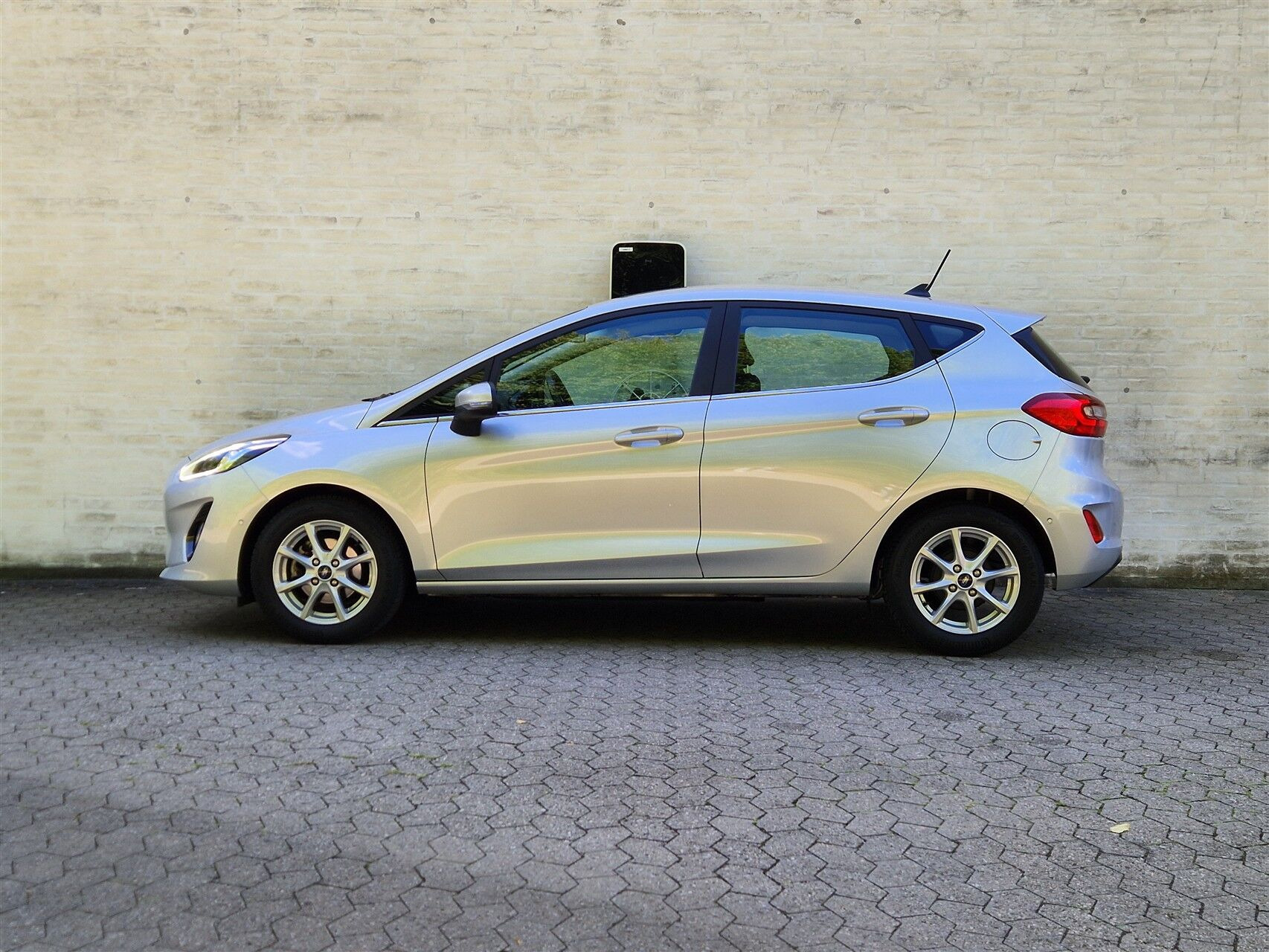 Sølv Ford Fiesta fra 2020