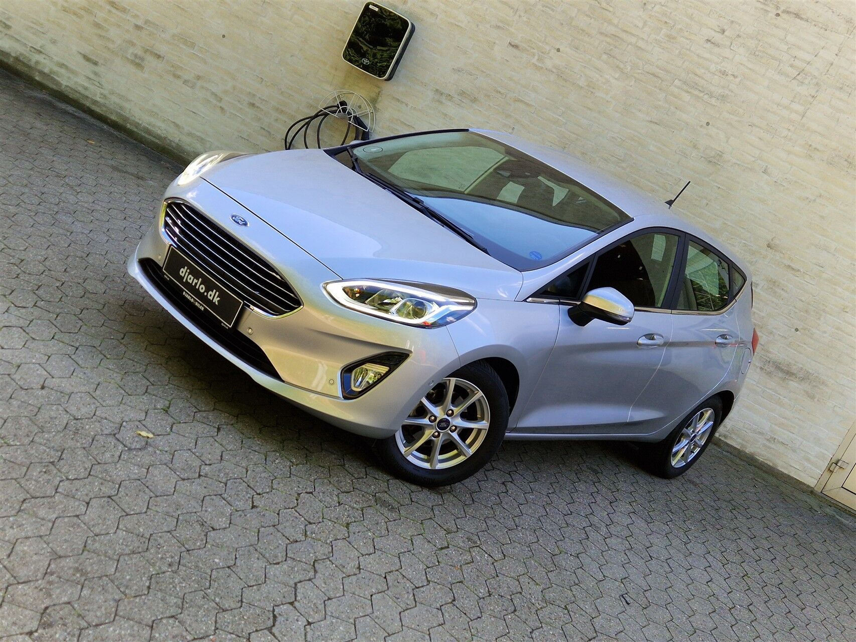 Sølv Ford Fiesta fra 2020