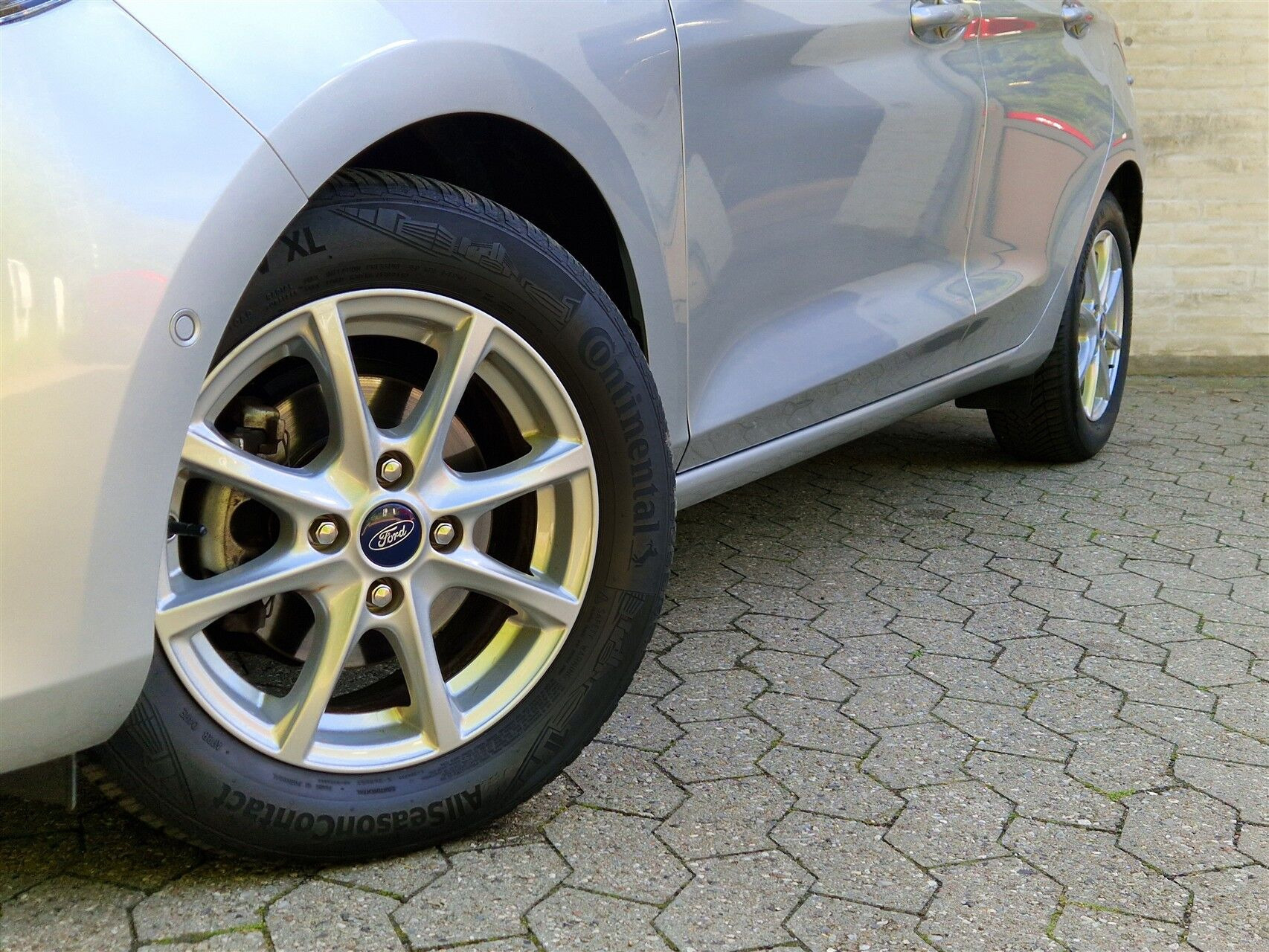 Sølv Ford Fiesta fra 2020
