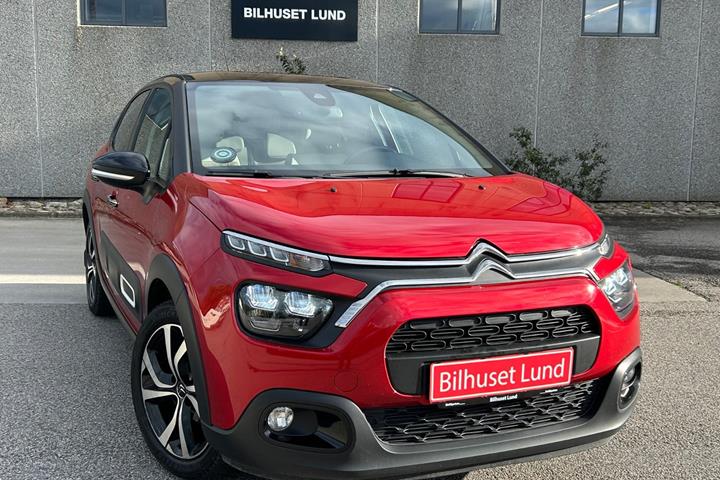 Rød Citroën C3 fra 2021