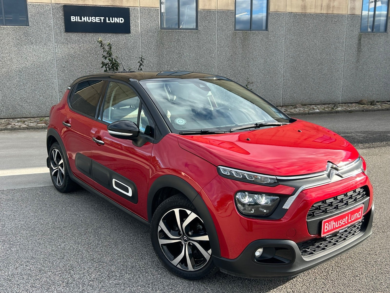 Rød Citroën C3 fra 2021