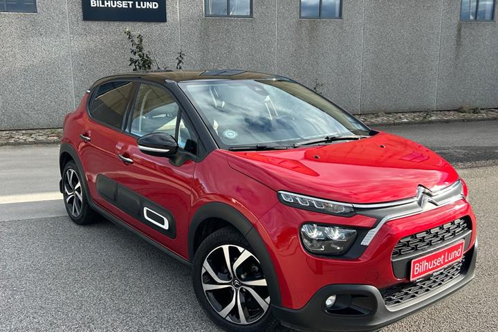 Rød Citroën C3 fra 2021