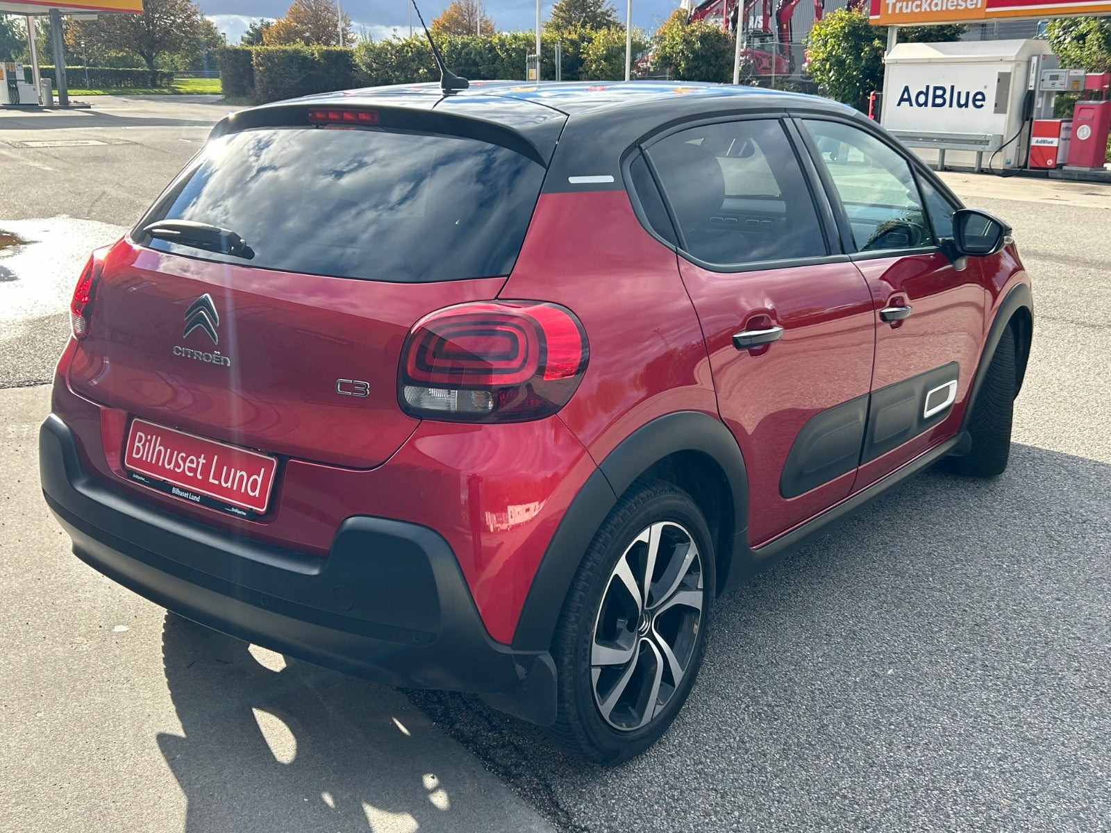 Rød Citroën C3 fra 2021