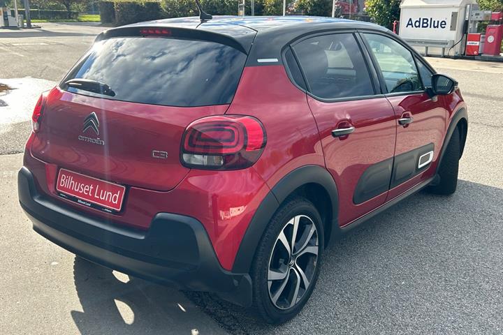 Rød Citroën C3 fra 2021
