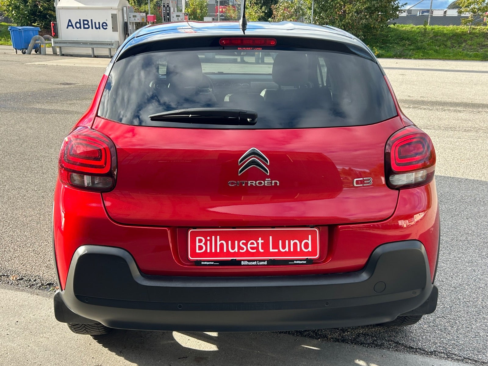 Rød Citroën C3 fra 2021