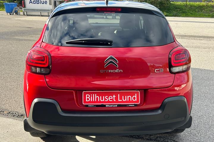 Rød Citroën C3 fra 2021