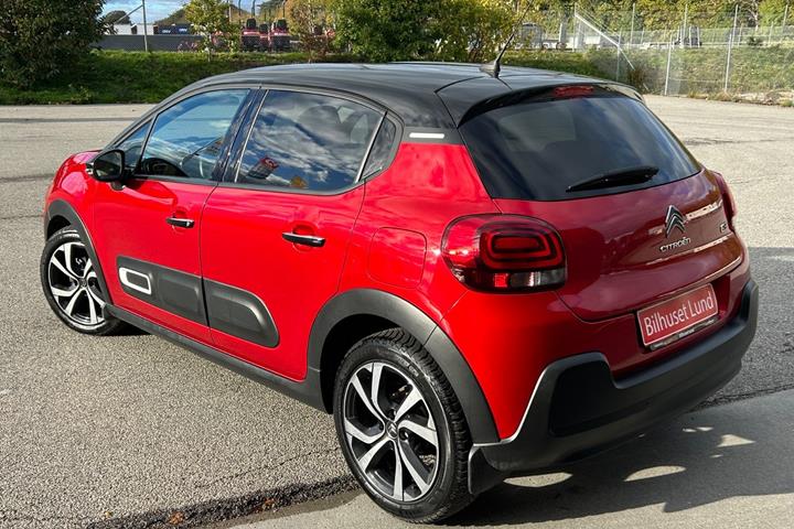 Rød Citroën C3 fra 2021