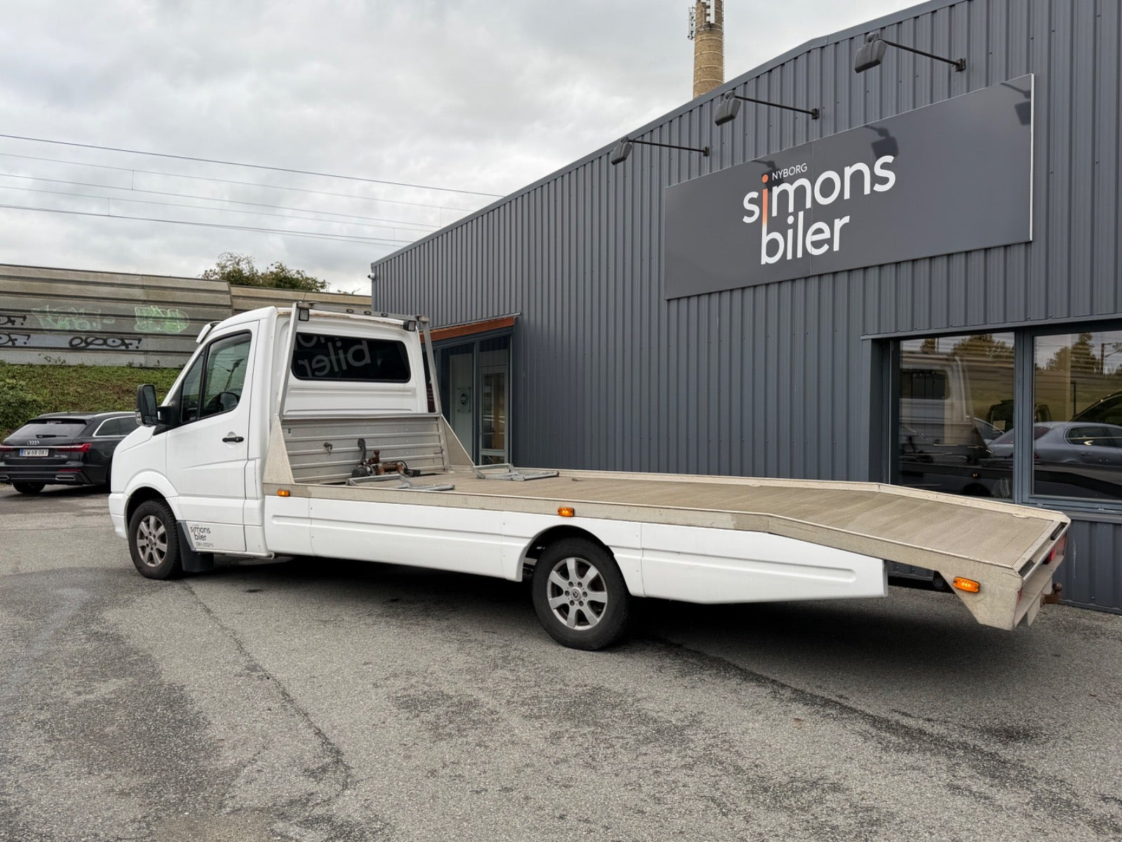 Hvid VW Crafter fra 2007