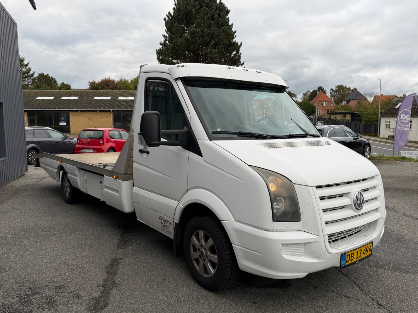 Hvid VW Crafter fra 2007
