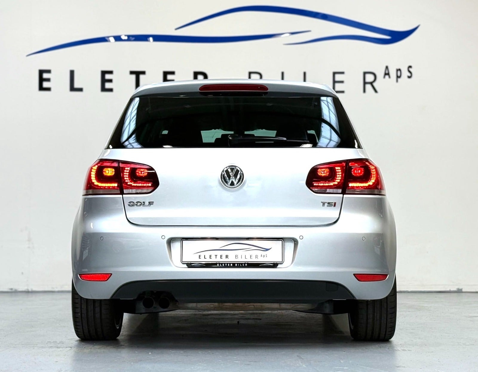 Sølv VW Golf VI fra 2011