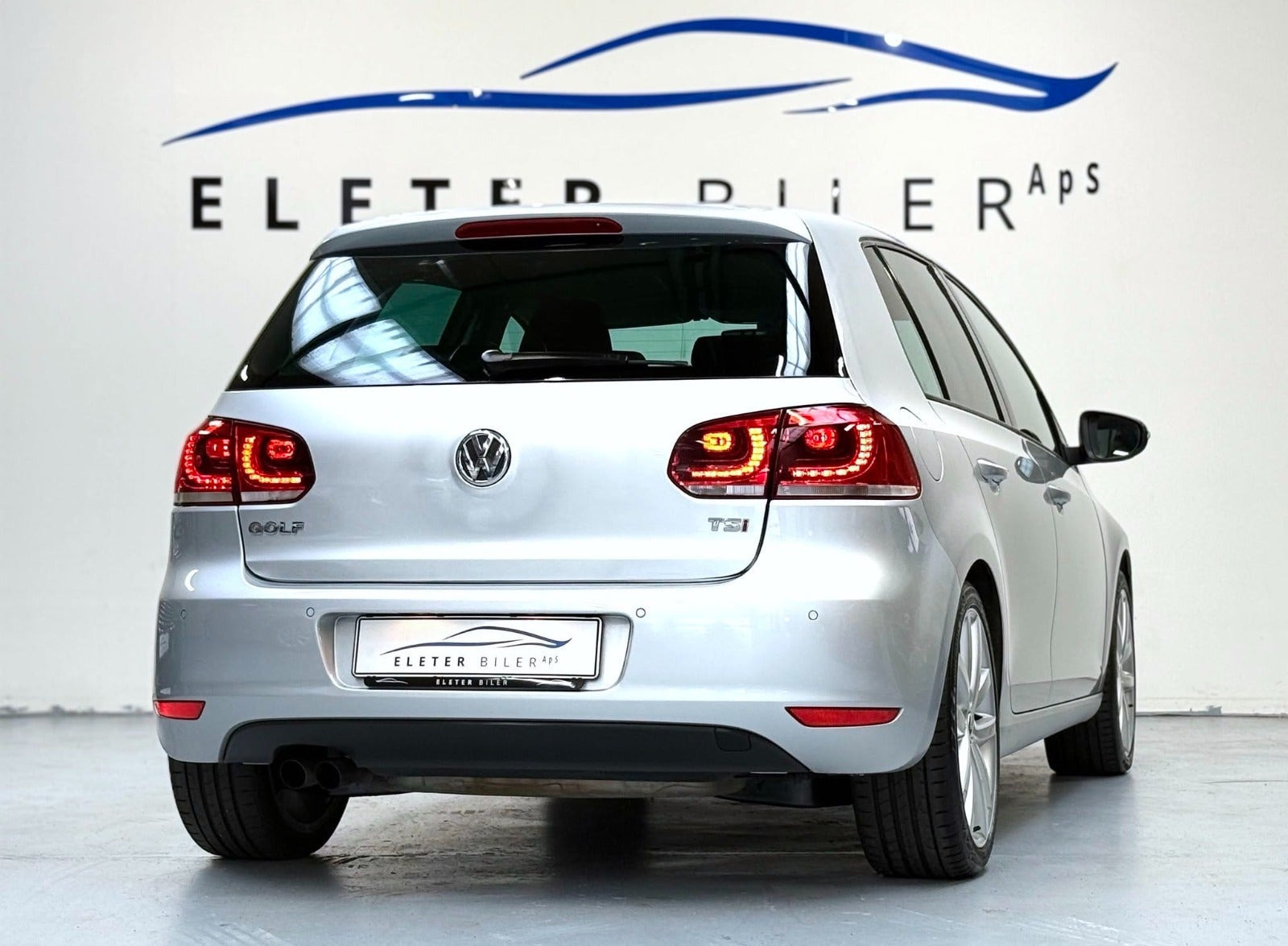 Sølv VW Golf VI fra 2011