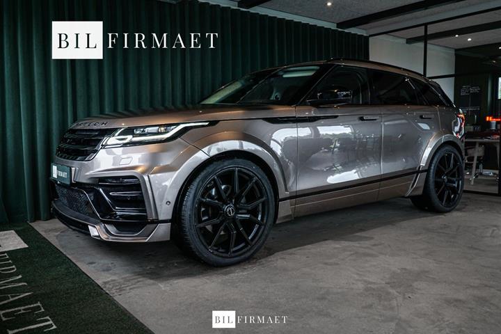 Orange Land Rover Range Rover Velar fra 2017