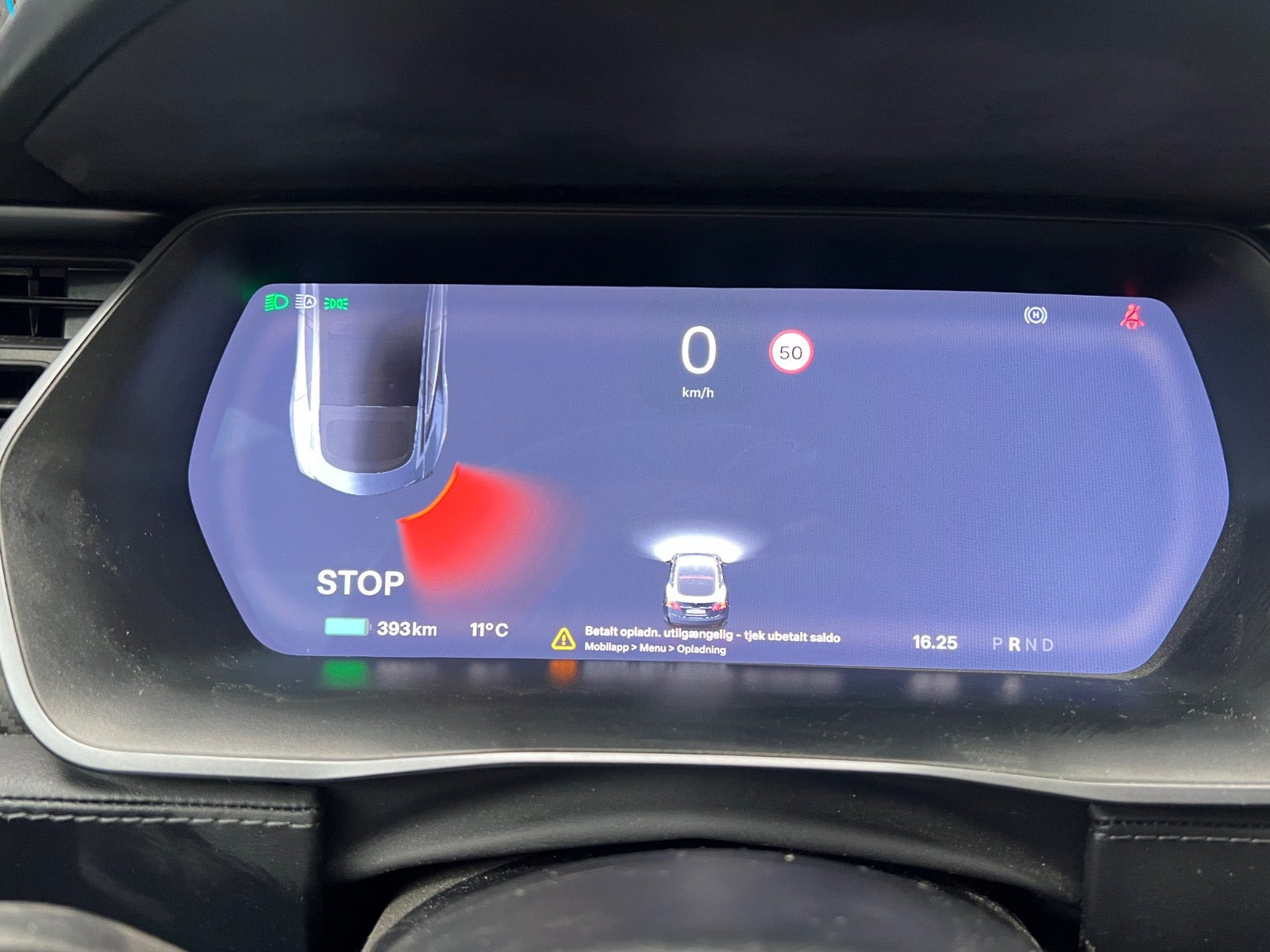 Grå Tesla Model S fra 2018
