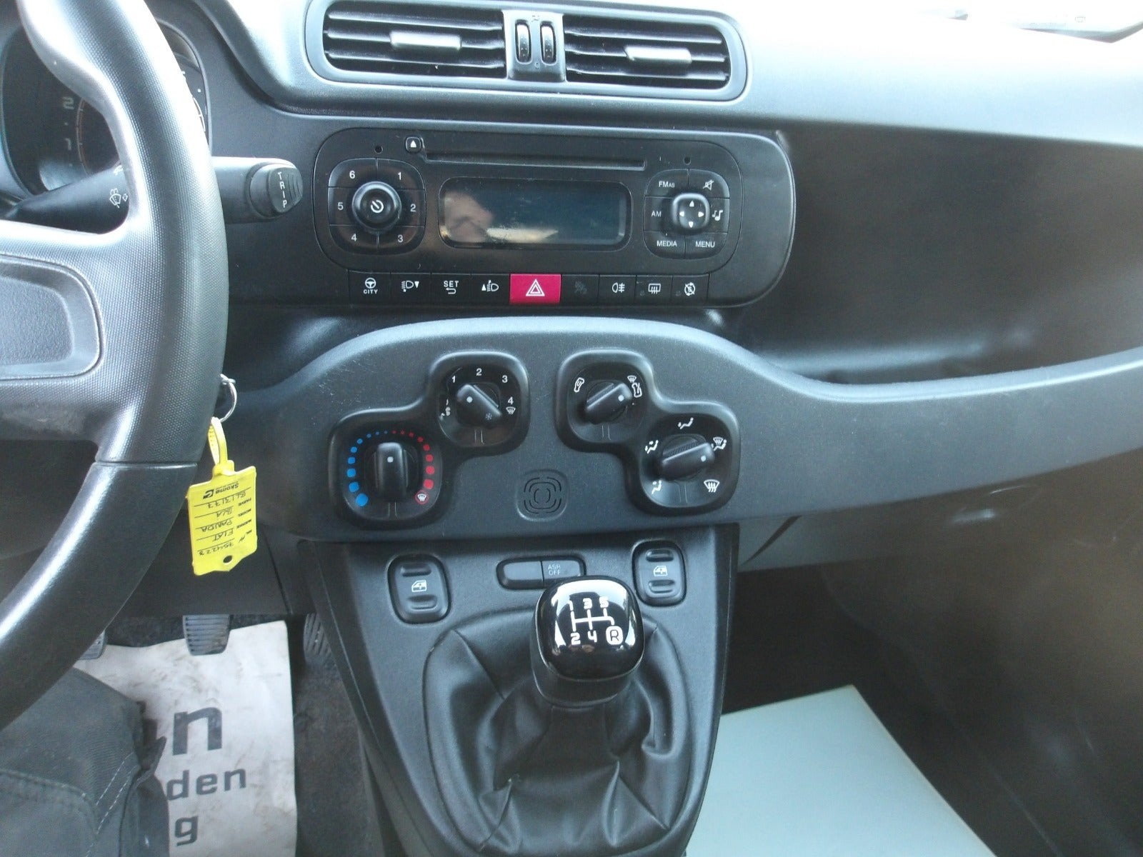 Blå Fiat Panda fra 2016