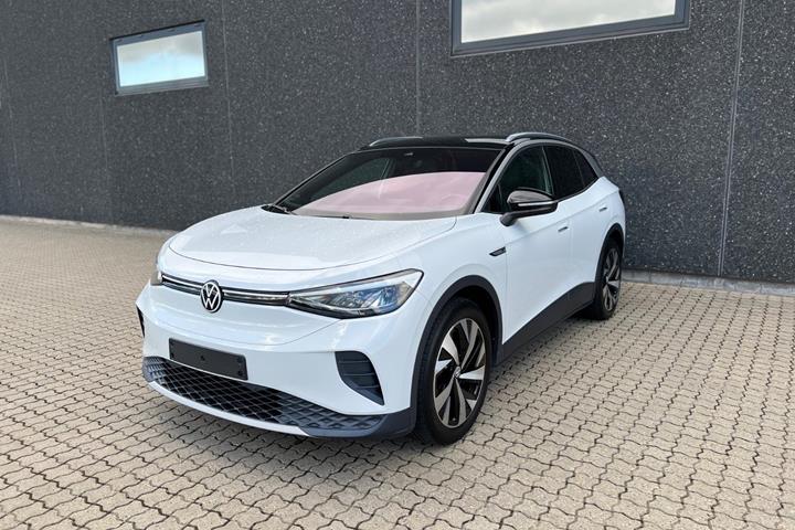 Hvid VW ID.4 fra 2021 set udefra