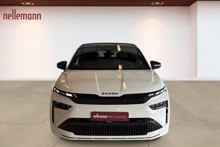 Hvid Skoda Enyaq fra 2026