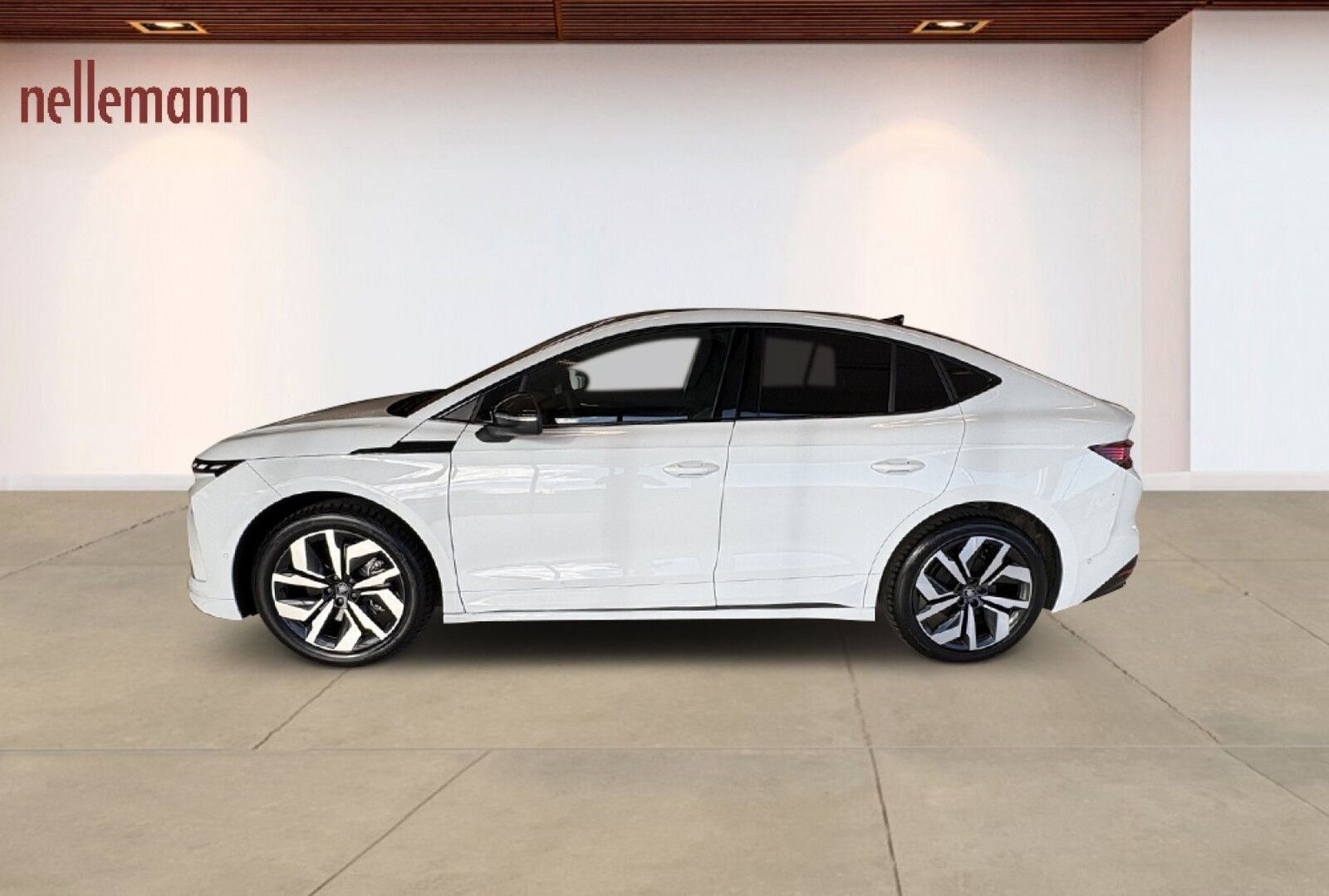 Hvid Skoda Enyaq fra 2026