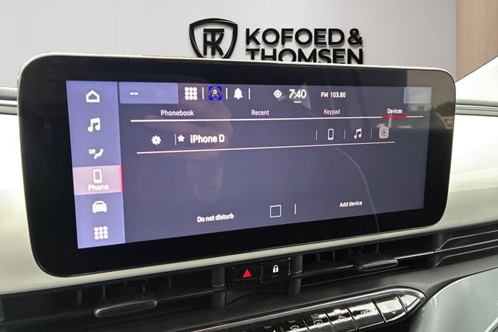 Hvid Fiat 500e fra 2023