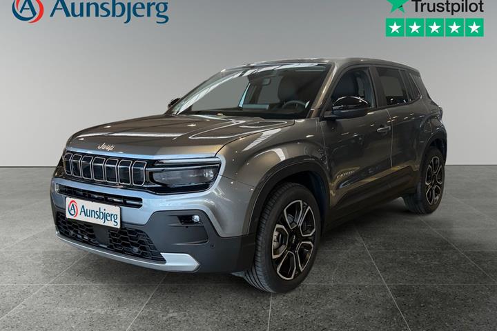 Grå Jeep Avenger fra 2025 set udefra
