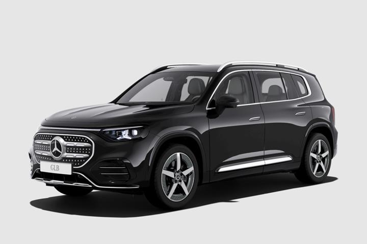 Sort Mercedes GLB250+ fra 2026