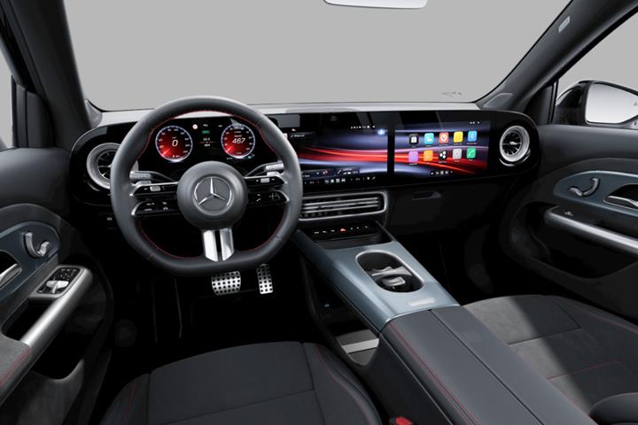 Sort Mercedes GLB250+ fra 2026