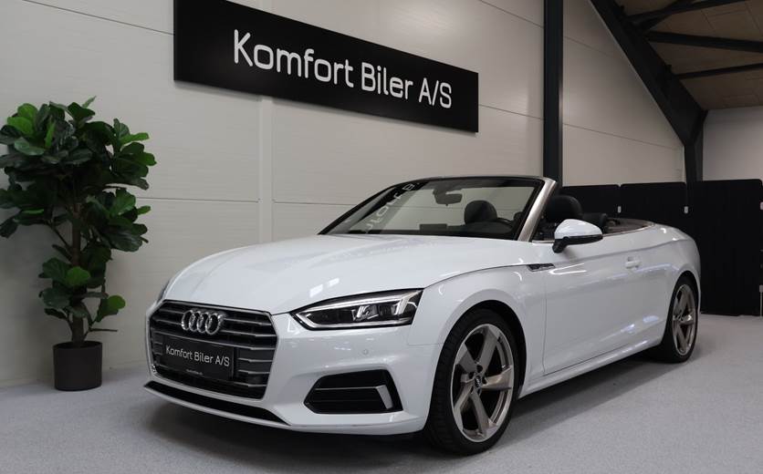 Audi A5 2,0 TFSi 190 Sport Cabriolet S-tr.