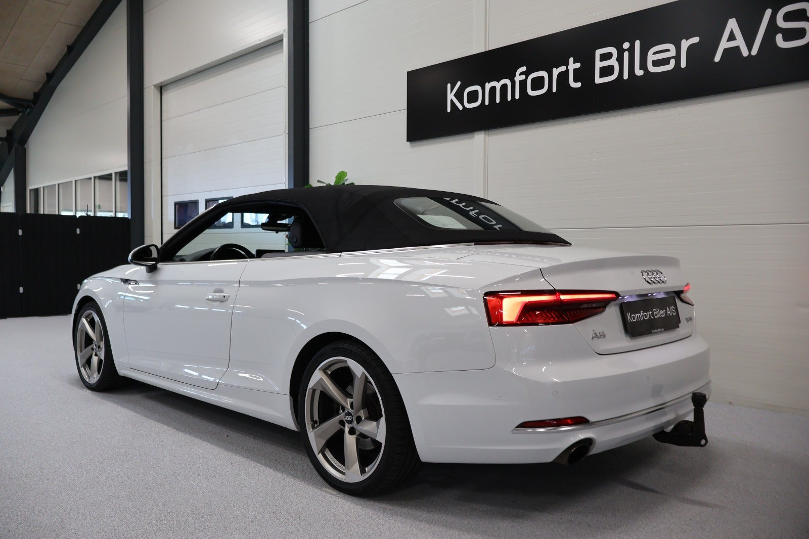 Hvid Audi A5 fra 2017