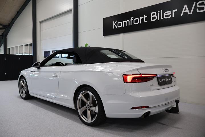 Hvid Audi A5 fra 2017