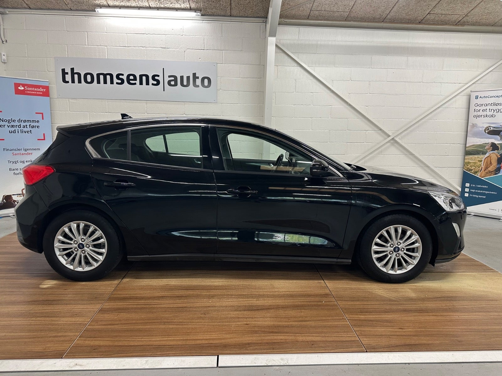 Sort Ford Focus fra 2019