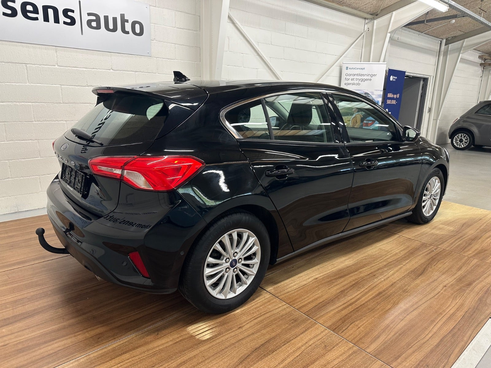 Sort Ford Focus fra 2019