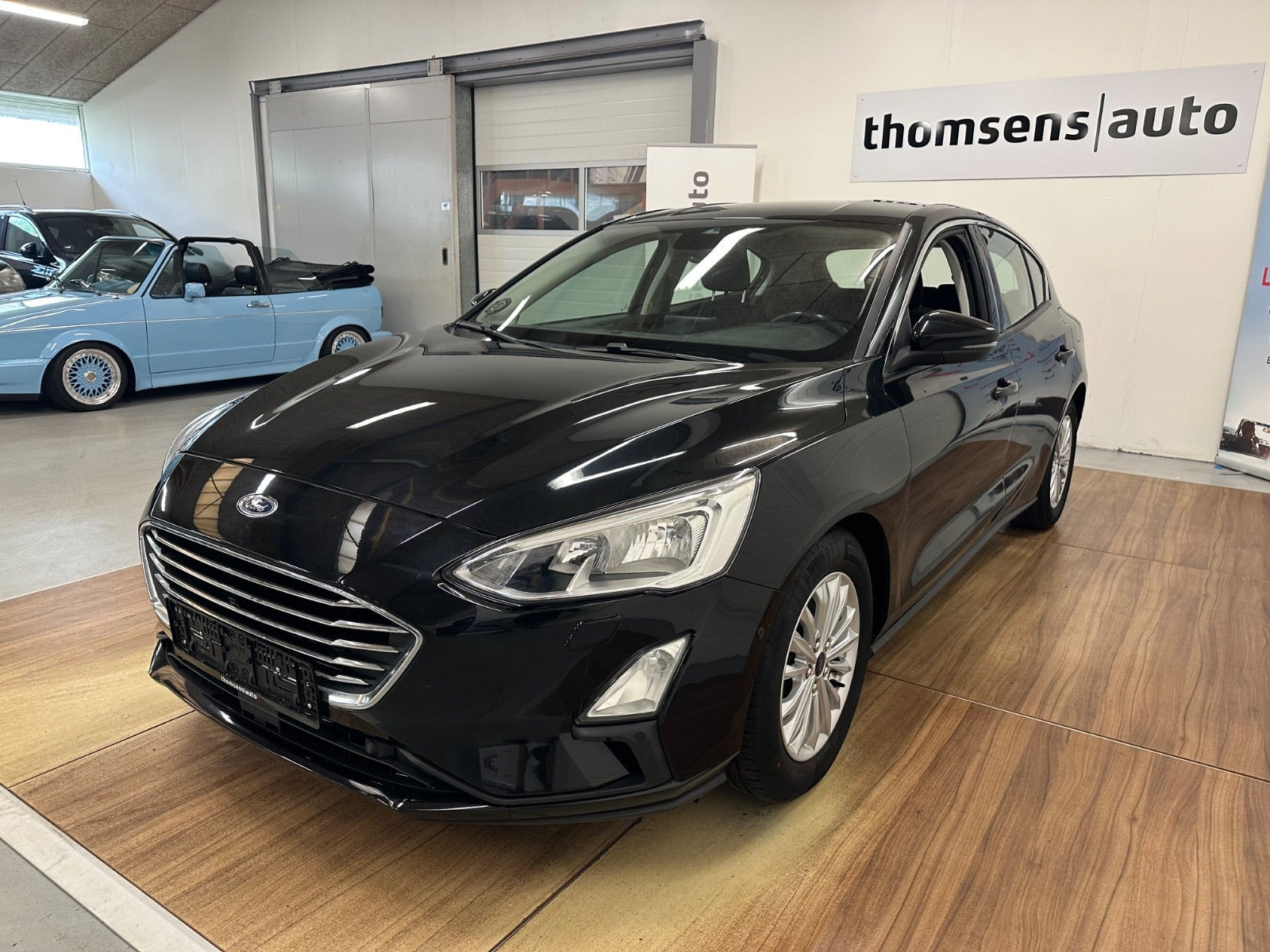 Sort Ford Focus fra 2019