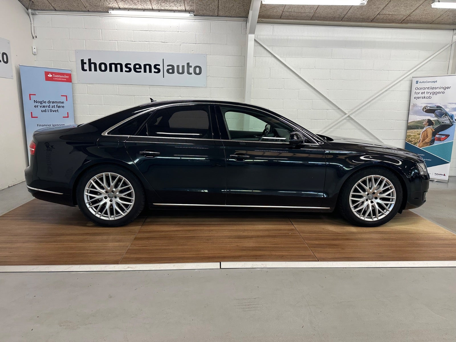 Sort Audi A8 fra 2015