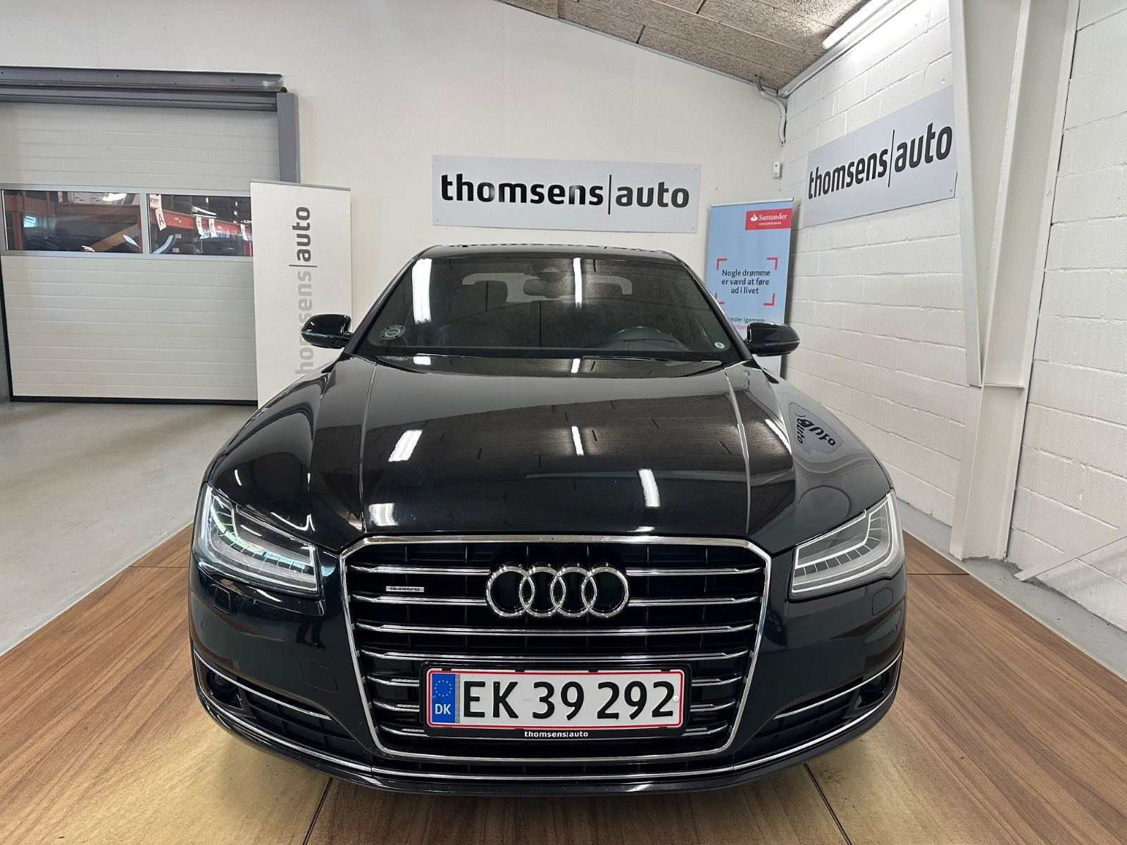 Sort Audi A8 fra 2015