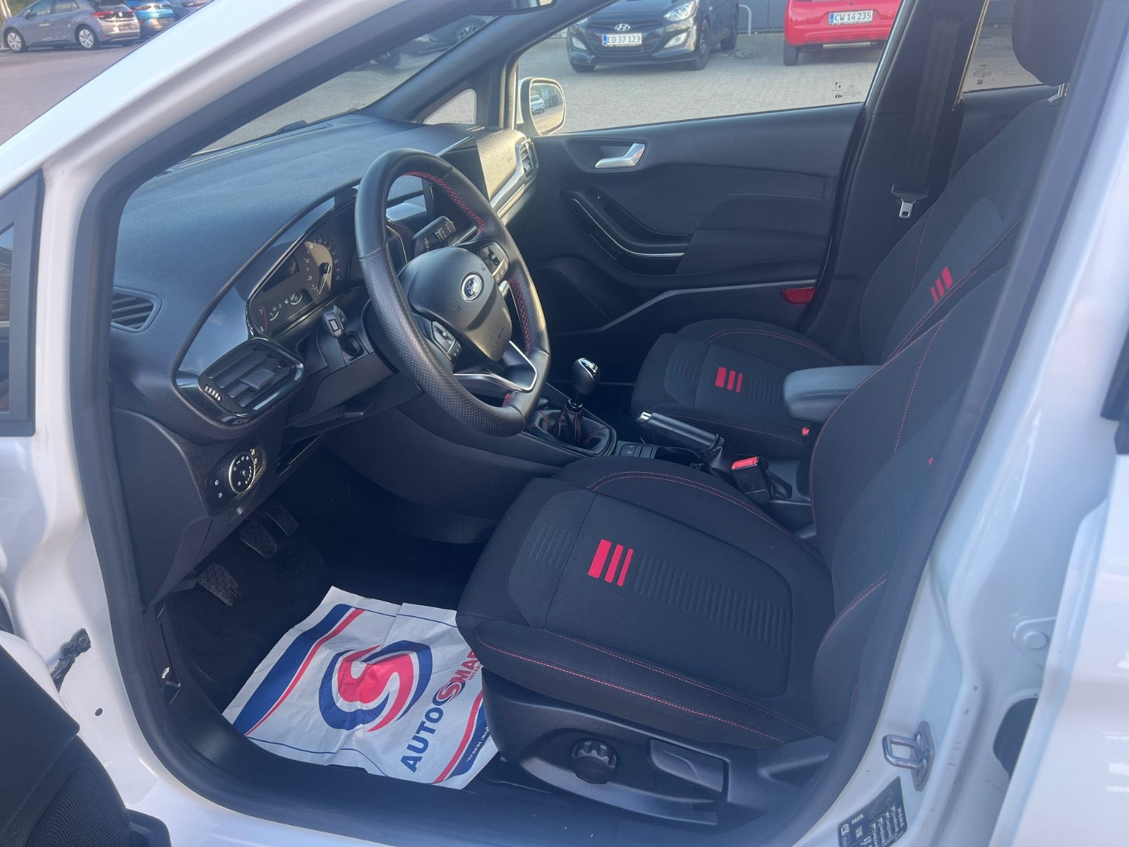 Hvid Ford Fiesta fra 2022