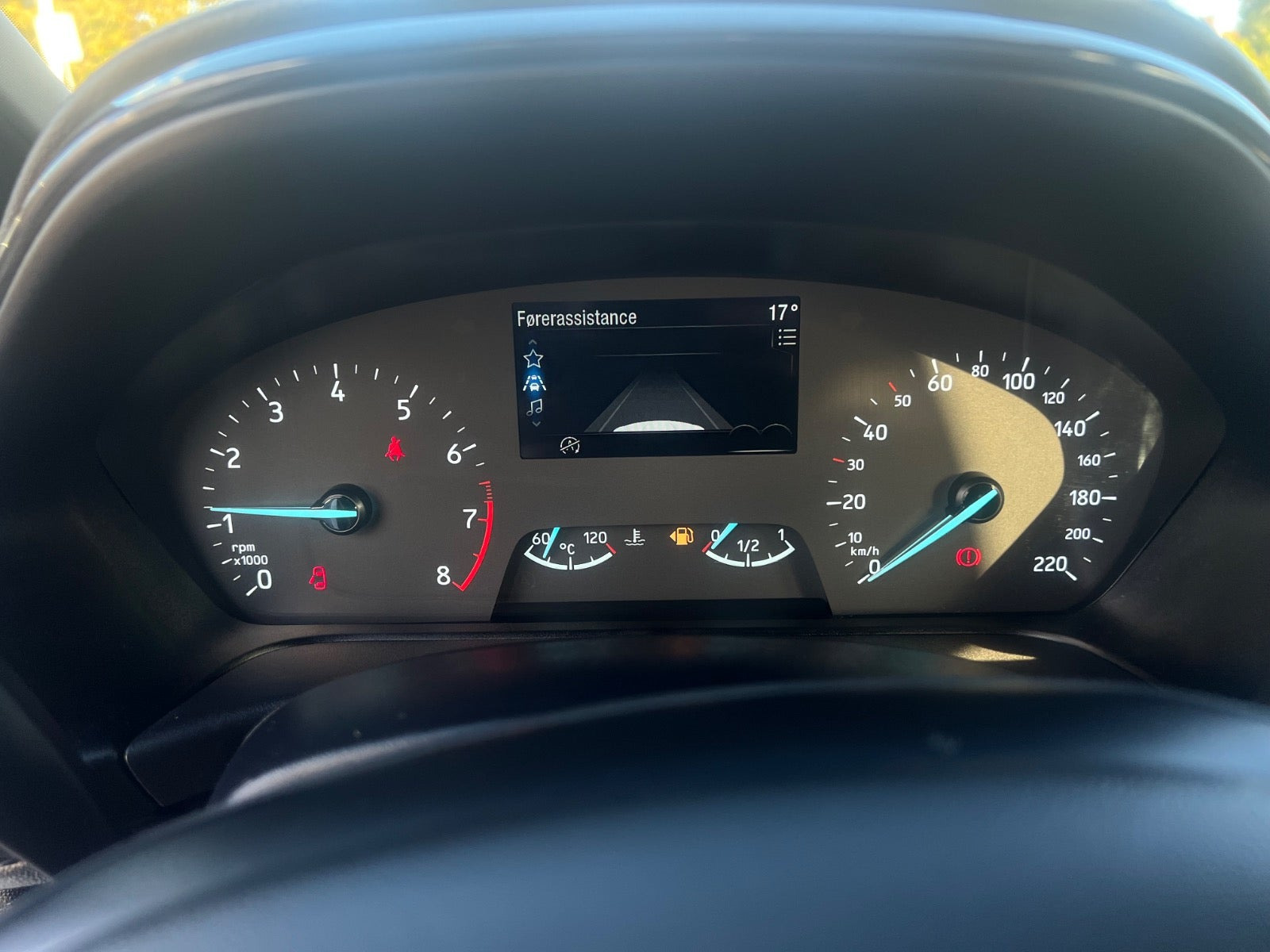 Hvid Ford Fiesta fra 2022