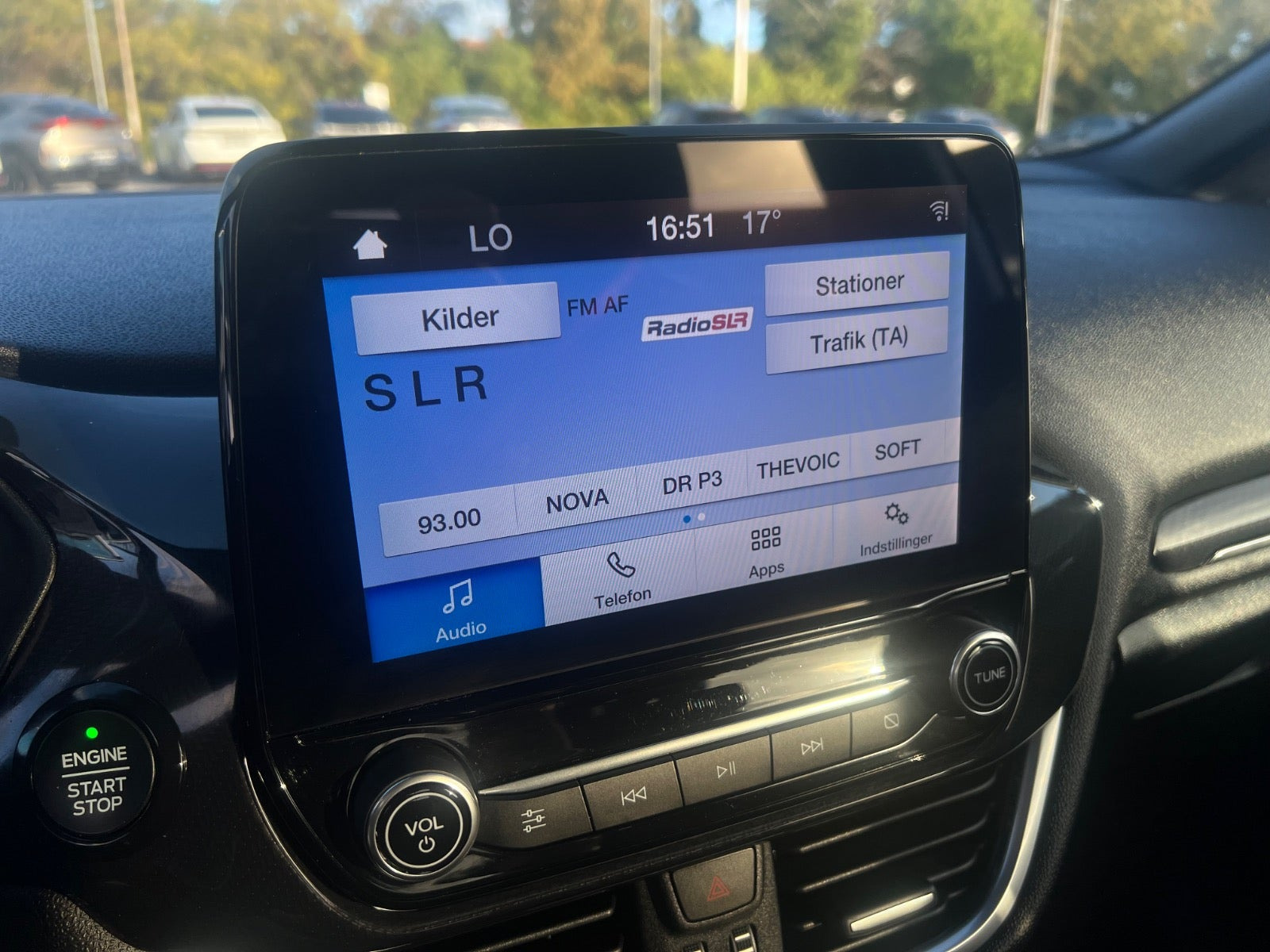 Hvid Ford Fiesta fra 2022