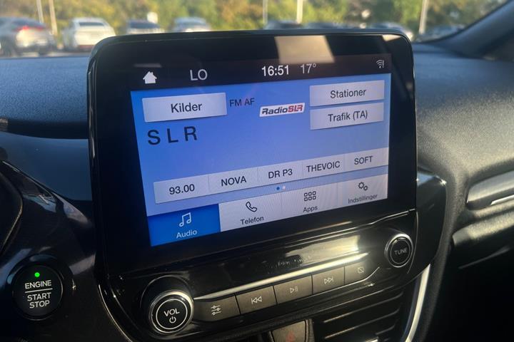 Hvid Ford Fiesta fra 2022