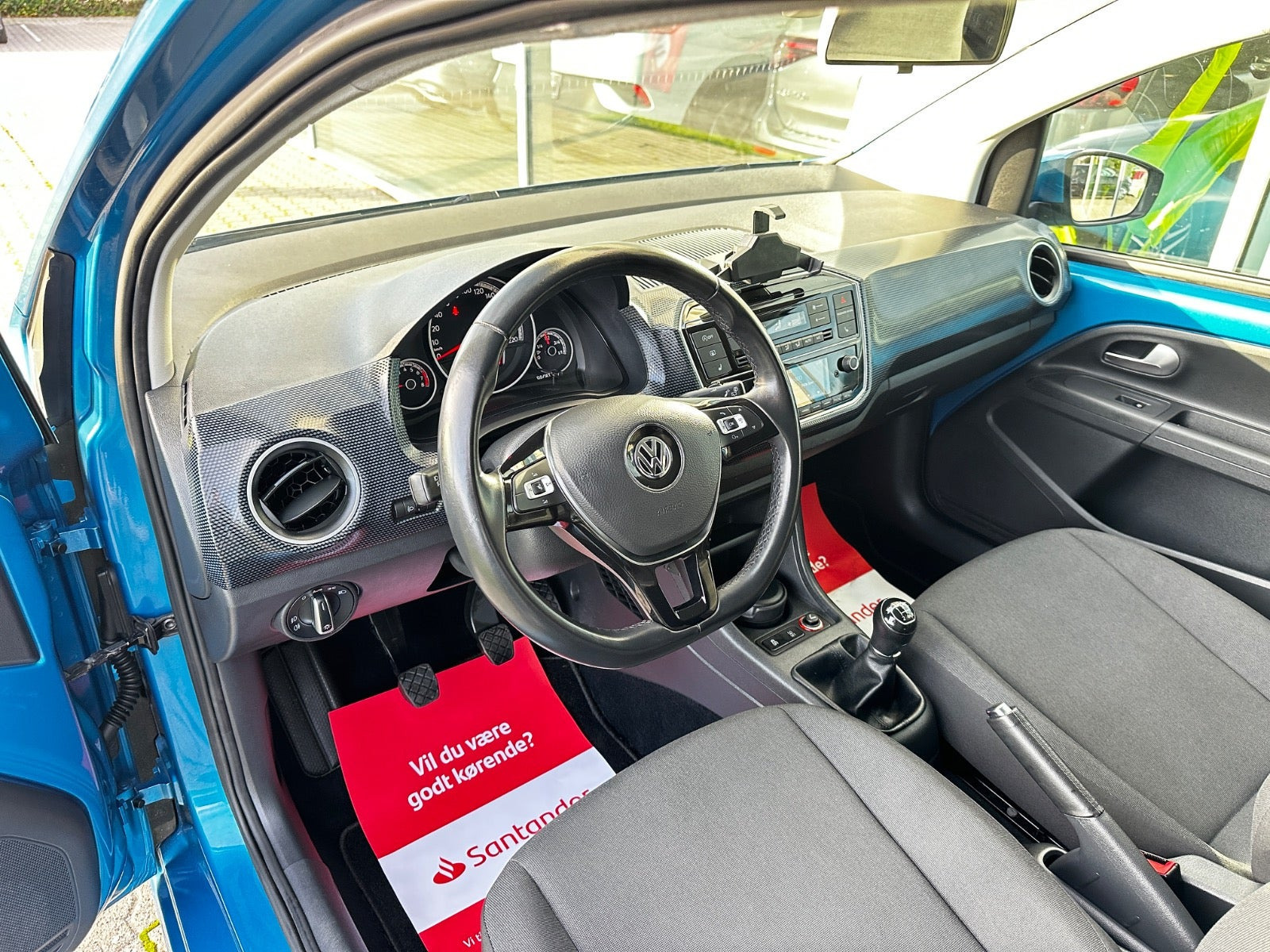 Blå VW UP! fra 2018