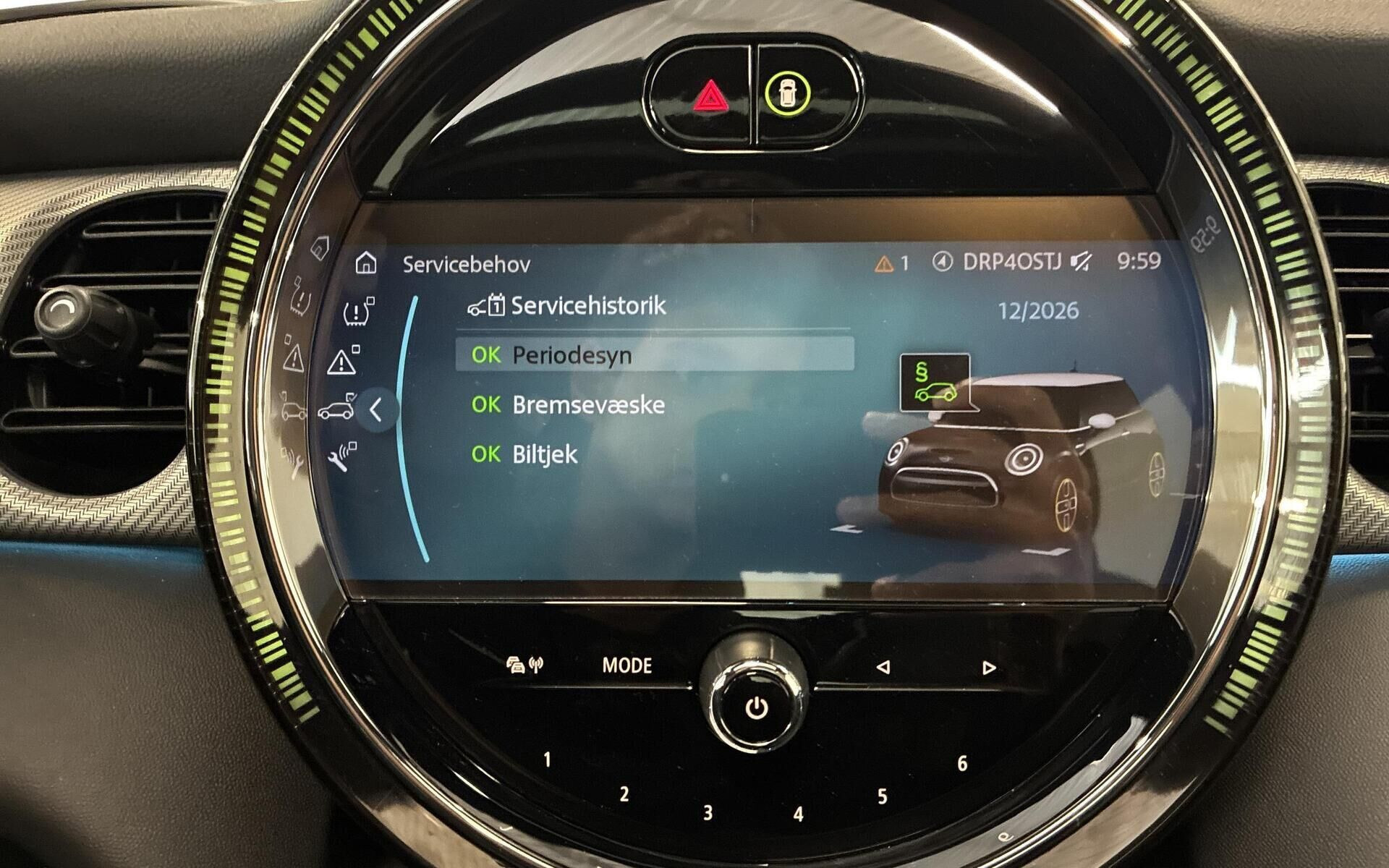 Grøn Mini Cooper fra 2023