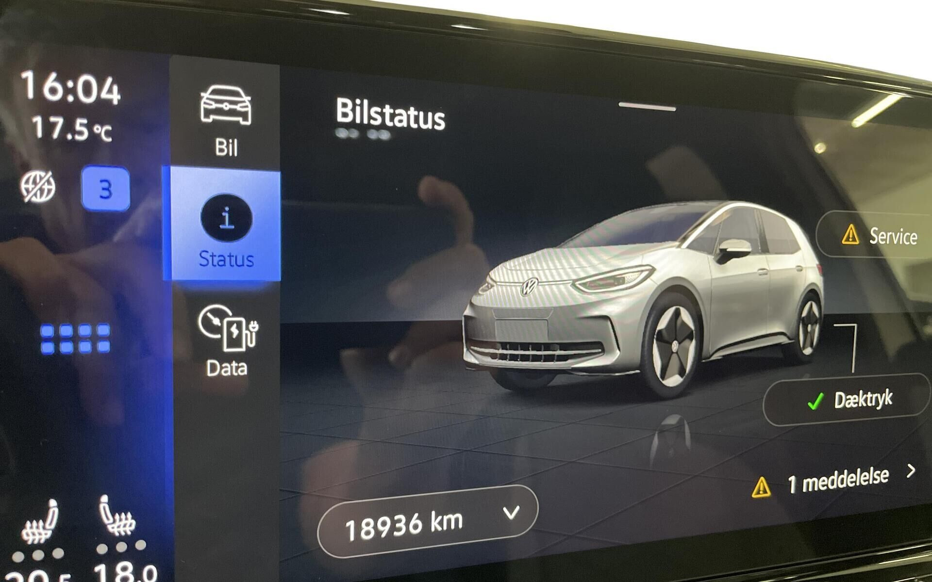 Hvid VW ID.3 fra 2025