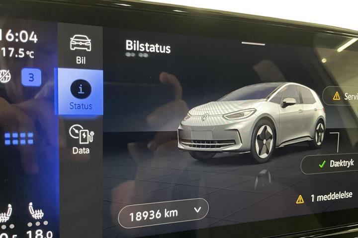 Hvid VW ID.3 fra 2025