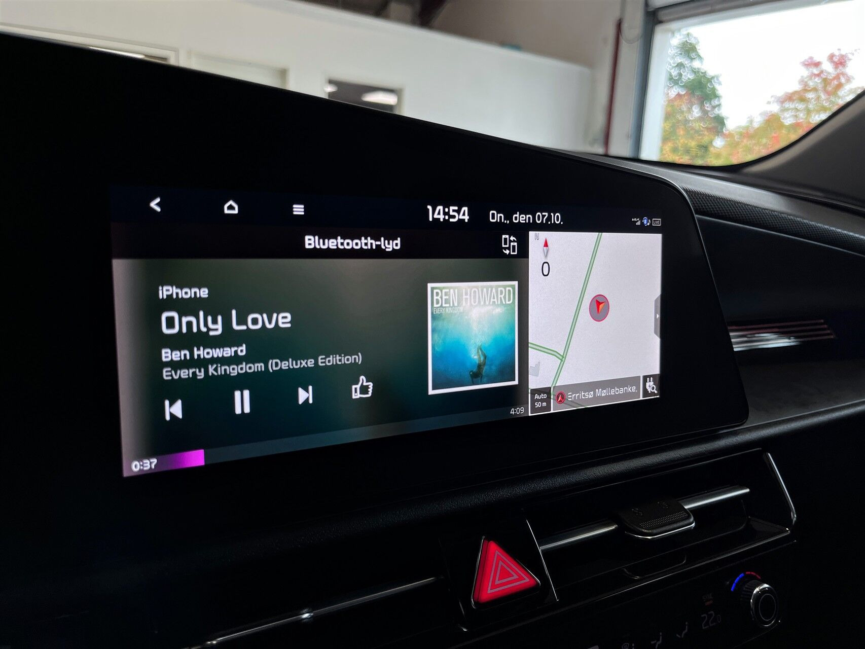 Hvid Kia Niro EV fra 2025