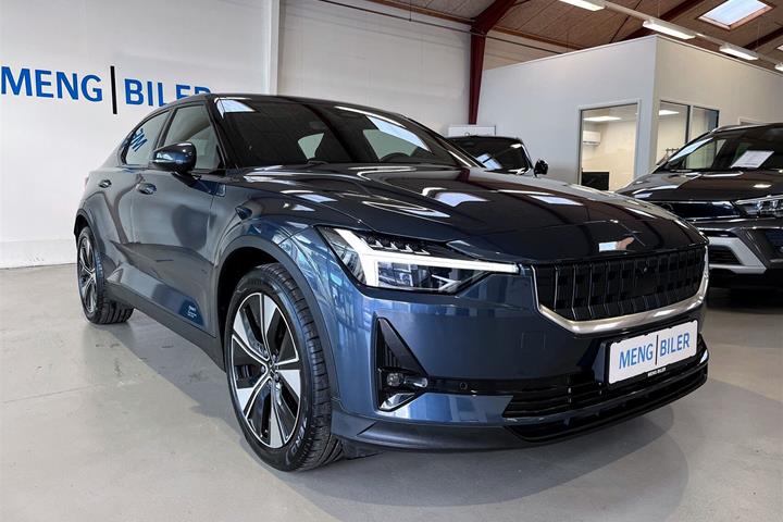 Blå Polestar 2 fra 2023