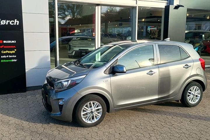 Grå Kia Picanto fra 2024 set udefra
