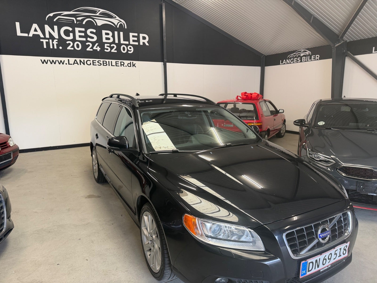 Sort Volvo V70 fra 2013